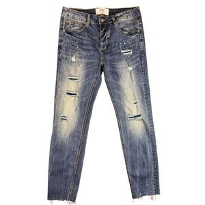 Sixth June Paris Men's Medium Wash Denim Jeans